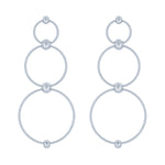 (100128) Circles Earrings In Sterling Silver